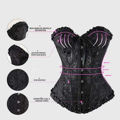 AristocratCurve™ | Corset push-up victorien