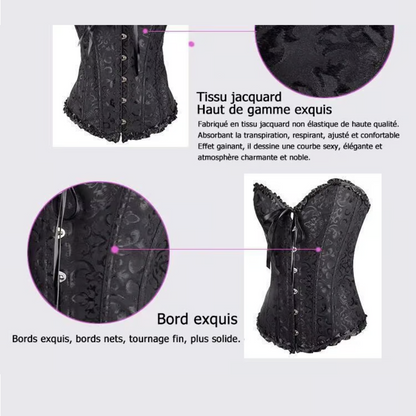 AristocratCurve™ | Corset push-up victorien