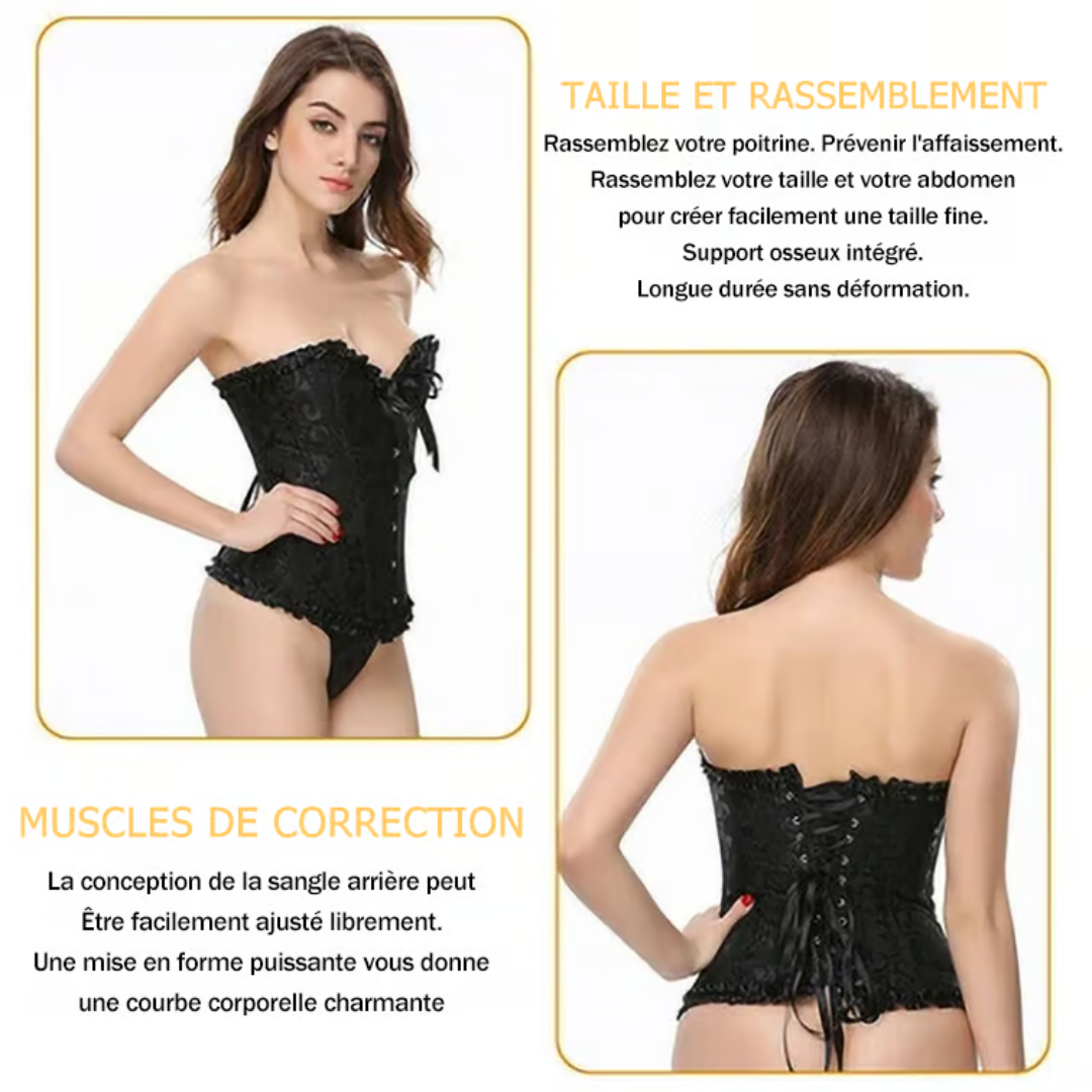 AristocratCurve™ | Corset push-up victorien