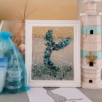 BeachsideBliss™ | Kit d'art en verre de mer