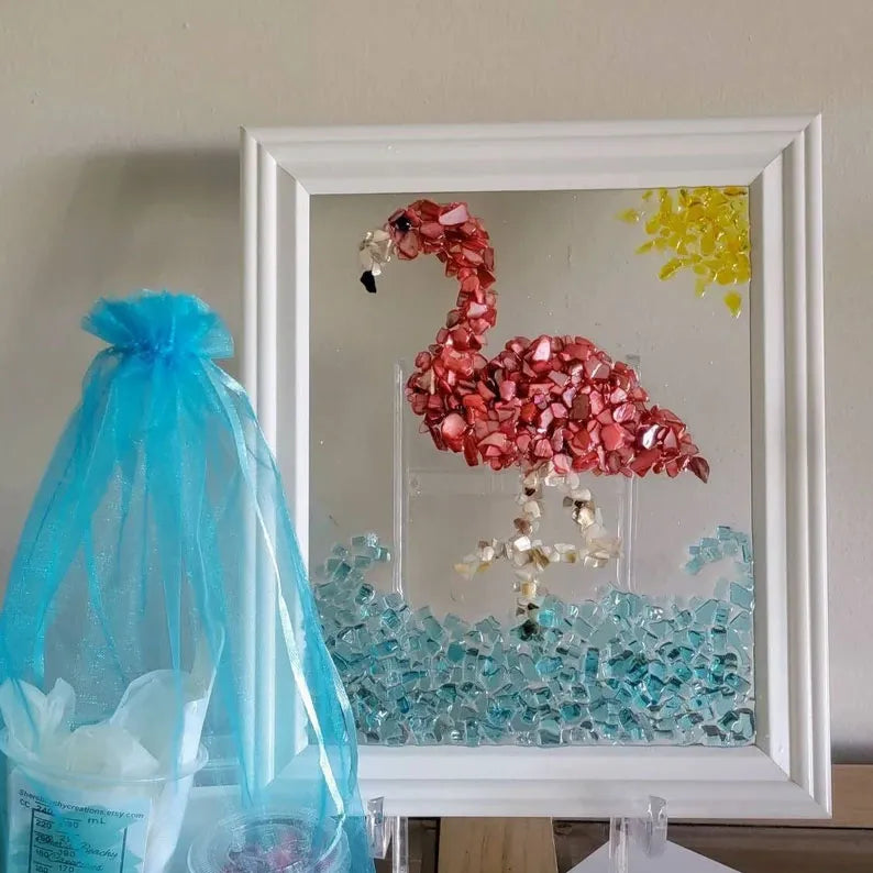 BeachsideBliss™ | Kit d'art en verre de mer