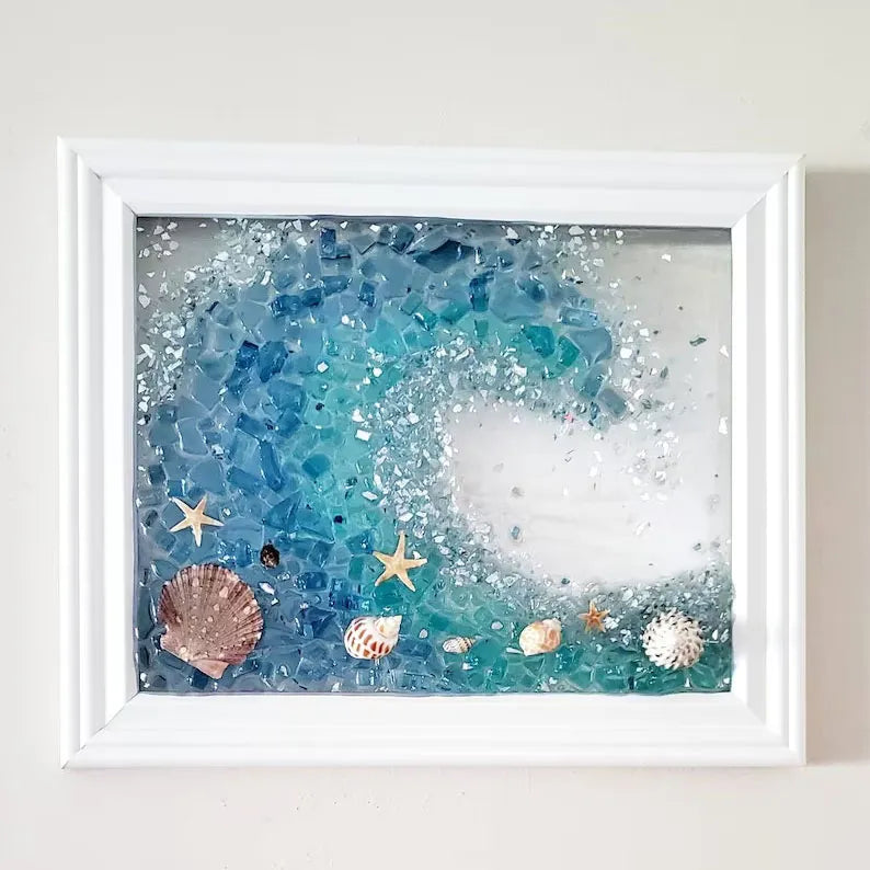 BeachsideBliss™ | Kit d'art en verre de mer