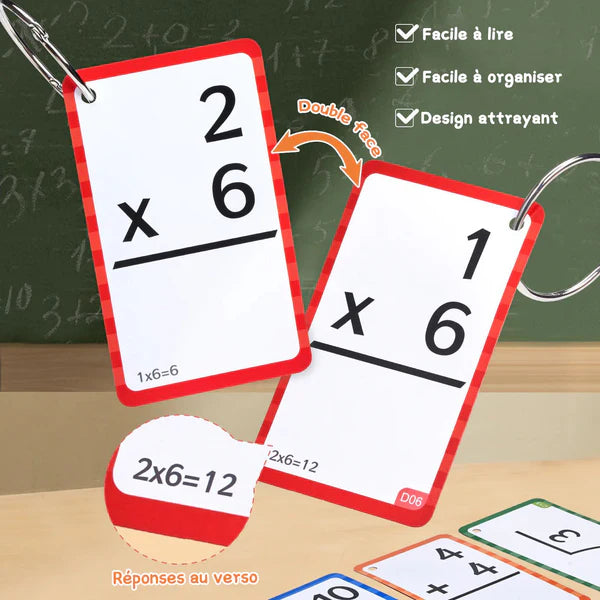 FlashMaths™ | Cartes flash mathématiques et tableau pop-up