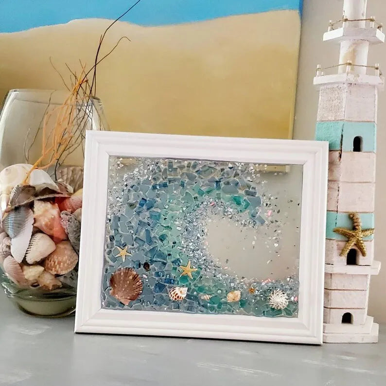 BeachsideBliss™ | Kit d'art en verre de mer