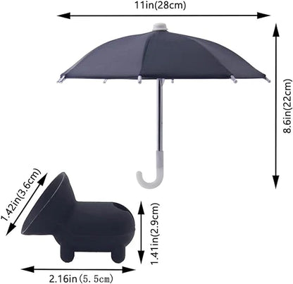 SuctionShade™ | Parapluie pour téléphone avec ventouse