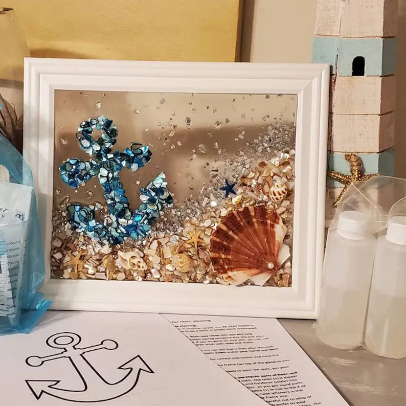 BeachsideBliss™ | Kit d'art en verre de mer