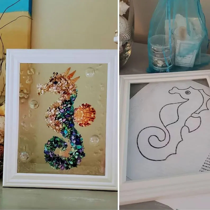 BeachsideBliss™ | Kit d'art en verre de mer