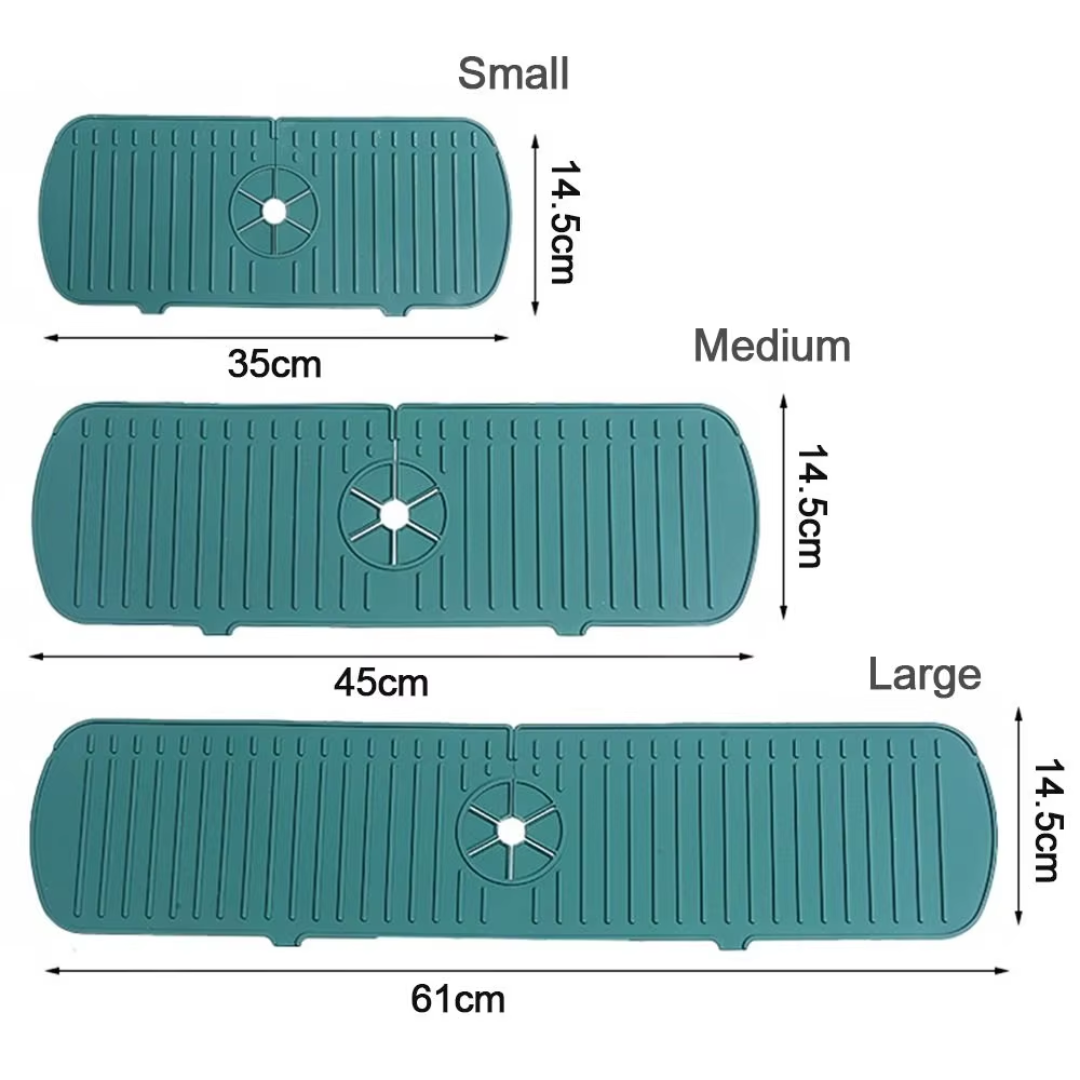 SpillBarrier™ | Tapis anti-éclaboussures en silicone pour robinet