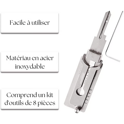 KeyWise™ | Porte-clés en acier inoxydable