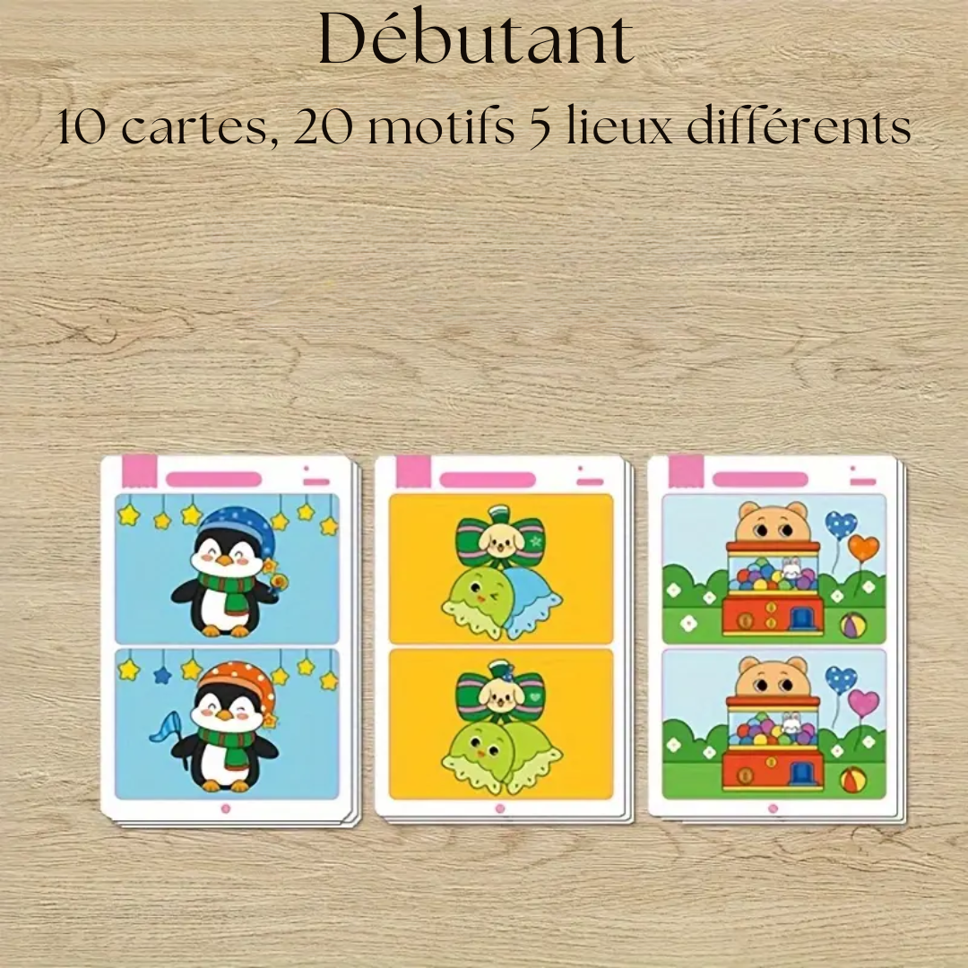 SpottyCards™ | Cartes de jeu Trouvez les différences