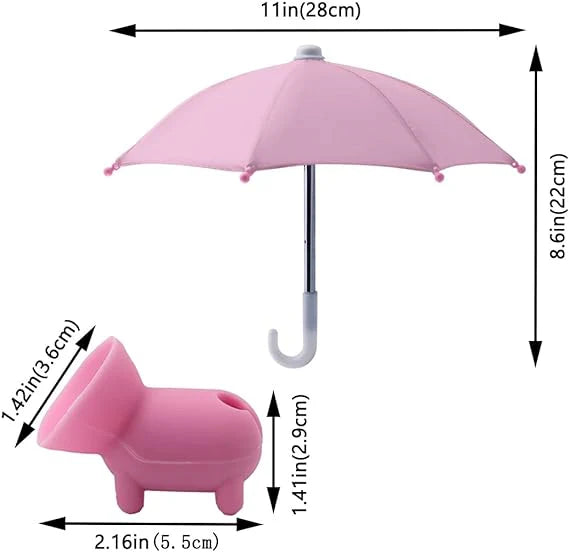 SuctionShade™ | Parapluie pour téléphone avec ventouse