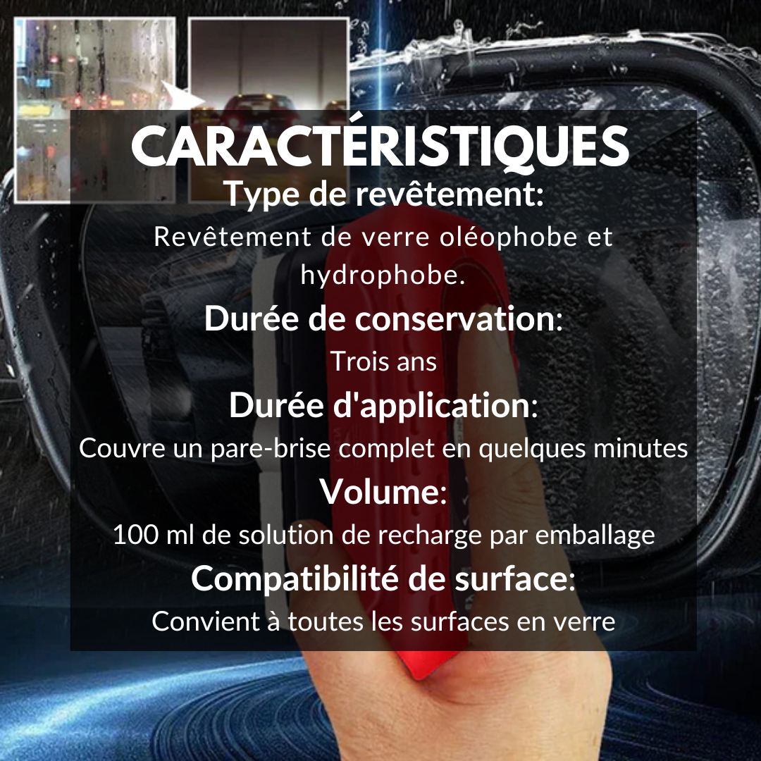 CrystalCoat™ | Film oléophobe pour vitres parfaitement transparentes