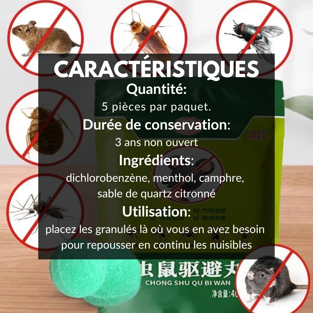 VerminAway™ | Boule anti-rongeurs et insectes