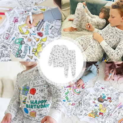 CanvasComfort™ | Ensemble de pyjamas à colorier deux pièces