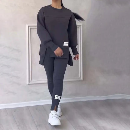 EffortlessGlam™ | Ensemble sweat-shirt et legging décontracté pour femme