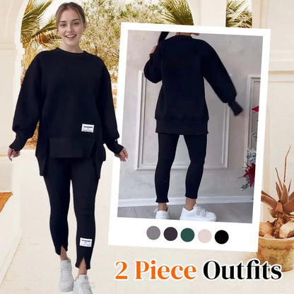 EffortlessGlam™ | Ensemble sweat-shirt et legging décontracté pour femme