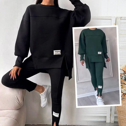 EffortlessGlam™ | Ensemble sweat-shirt et legging décontracté pour femme