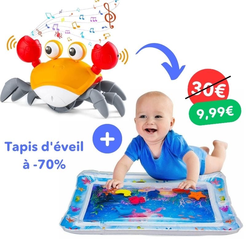 Crabee- Aider bébé à ramper !